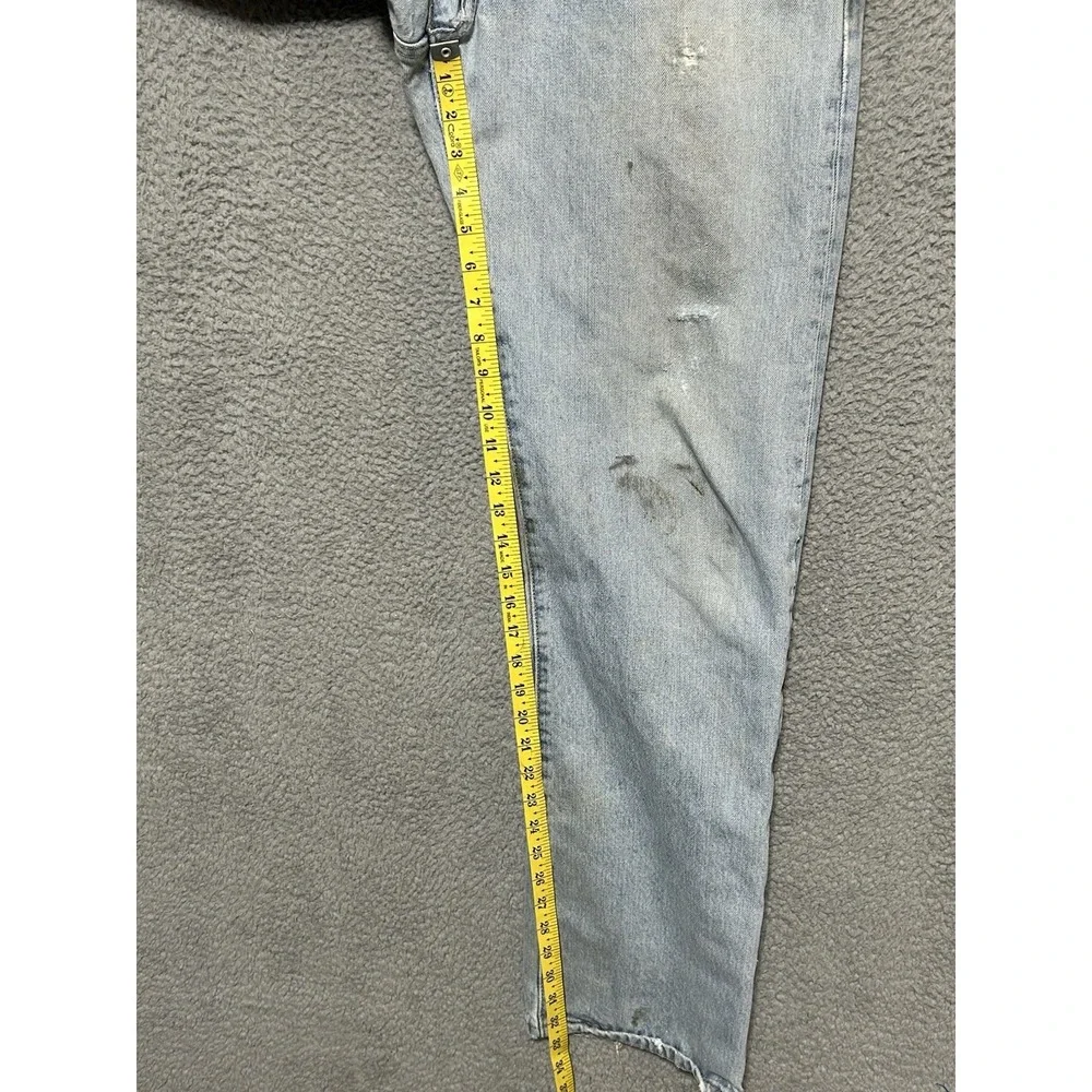 Vintage Y2K 2005‎ Levis 501xx Thrashed Distressed Button Jeans 36x34 Punk Grunge
